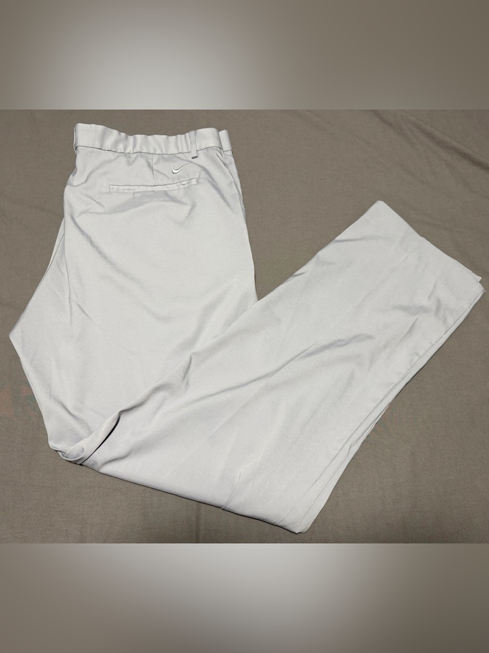 Nike Golf Pants Mens 40 X 36 Gray Flex Standard Fit Dri Fit Straight Leg